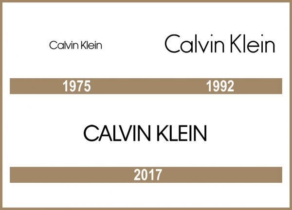 Calvin Klein logo historia