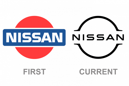 logo nissan first current