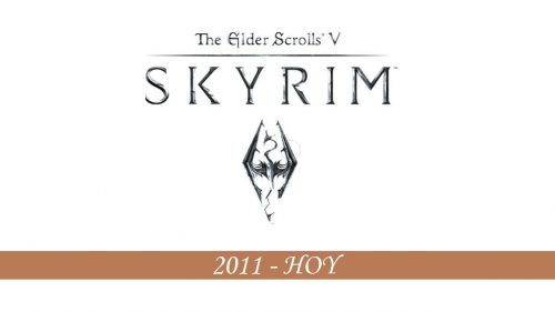 Historia del logo de Skyrim