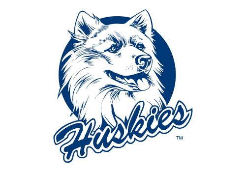 UConn Huskies Logo 1982