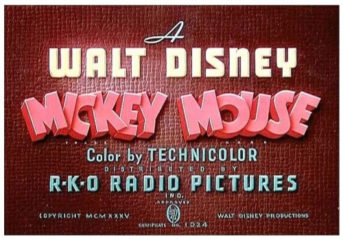 Mickey Mouse Logo 1937