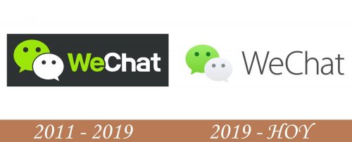 Historia del logotipo de WeChat