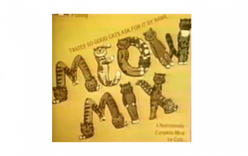 Meow Mix Logo 1974