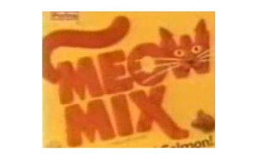 Meow Mix Logo 1987