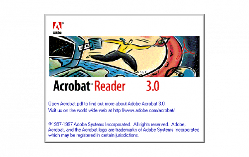 Adobe Acrobat Logo 1996