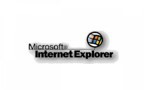 Internet Explorer Logo 1995-1996
