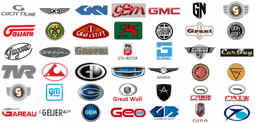 Marcas de carros que começam com G