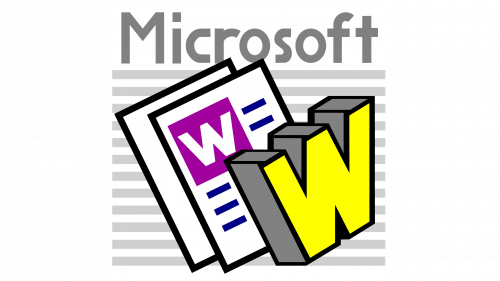 Microsoft Word Logo 1987