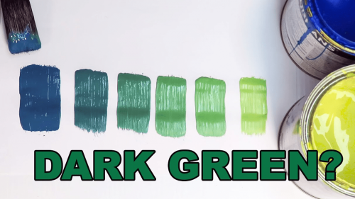 How to get dark green